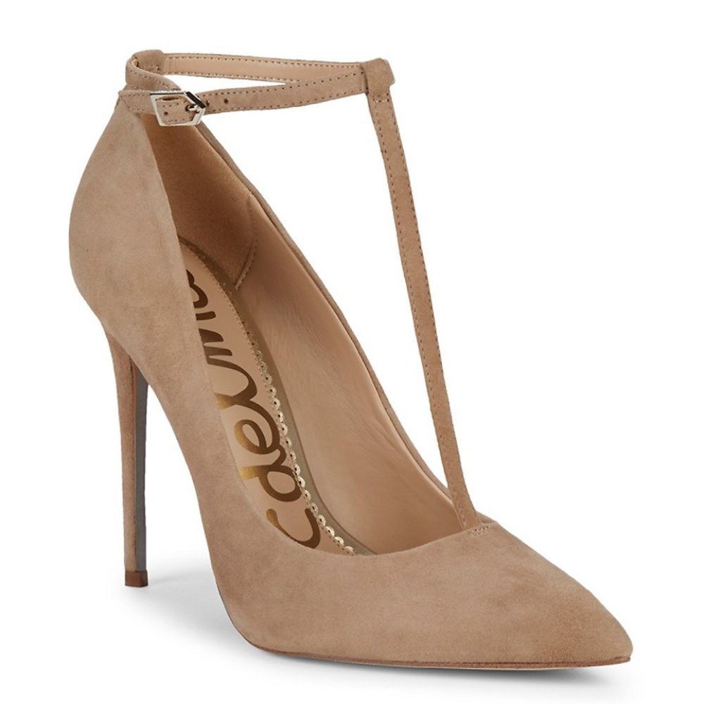 SAM EDELMAN Dorinda ​Ankle Strap Suede Pump